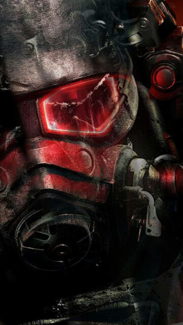 Fallout Ranger Helmet Gritty Tactical Mobile Wallpaper