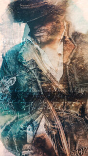 Arthur Morgan Double Exposure Mobile Wallpaper