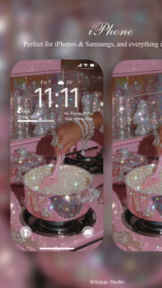 Abundance Energy Aesthetic: Pearl and Diamond Luxury Manifestation Wallpaper