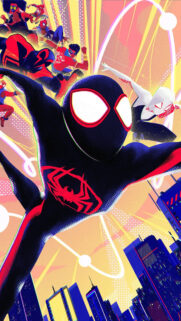 Spider-Man Across the Spider-Verse Action Mobile Wallpaper