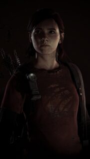 Ellie Williams Dark Portrait Mobile Wallpaper