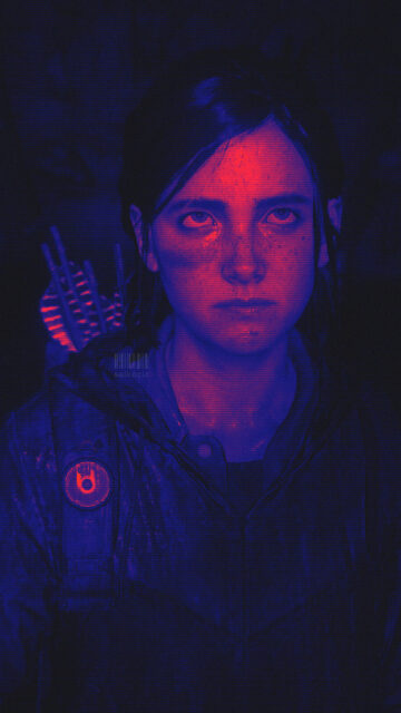 Ellie The Last of Us Dark Aesthetic Mobile Wallpaper