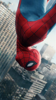 Upside Down Spider-Man Cinematic 4K Mobile Wallpaper