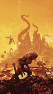 Doom Eternal Demonic Apocalypse Mobile Wallpaper