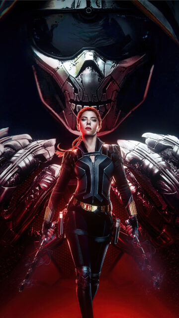 Natasha Romanoff and Taskmaster Black Widow Movie Mobile Wallpaper