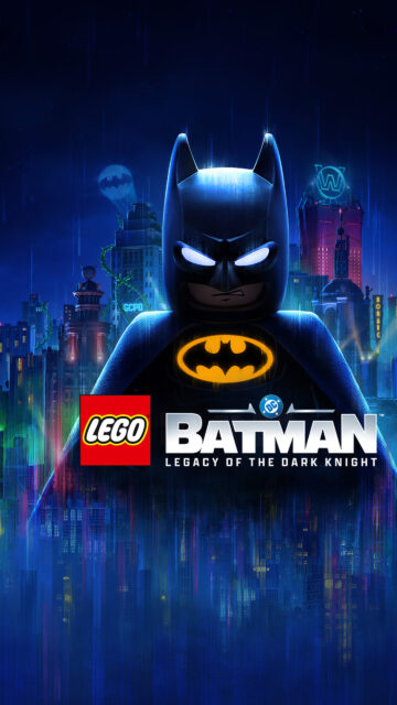 LEGO Batman Dark City Silhouette Mobile Wallpaper