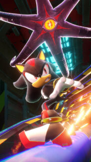 Shadow the Hedgehog Action Pose 4K Mobile Wallpaper