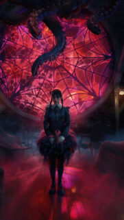 Wednesday Addams Horror Fantasy Dark Aesthetic Mobile Wallpaper