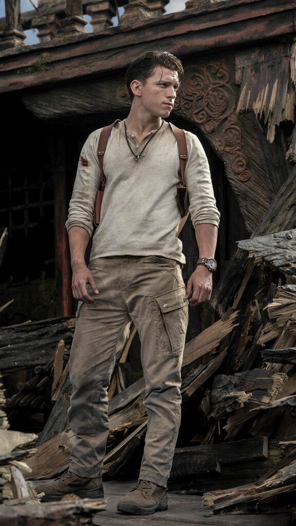 Nathan Drake Portrait Mobile Wallpaper