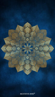 Golden Mandala Sacred Geometry for Spiritual Alignment and Energy Healing Wallpaper