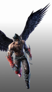 Devil Jin Fierce Winged Warrior Mobile Wallpaper