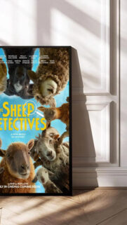 The Sheep Detectives Movie Poster Mobile Wallpaper