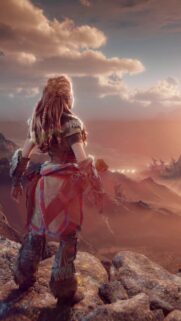 Aloy Overlooking the Valley Mobile Wallpaper