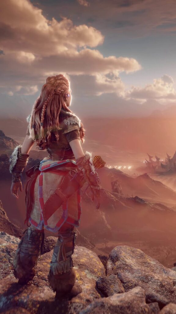 Aloy Overlooking the Valley Mobile Wallpaper