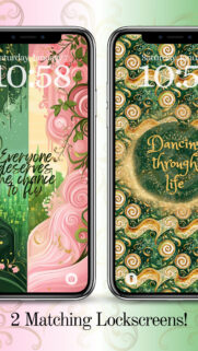 Wicked Musical Inspired Artistic Themed Digital Mobile Wallpaper
