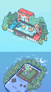 Pokémon Game Console Nostalgia Mobile Wallpaper