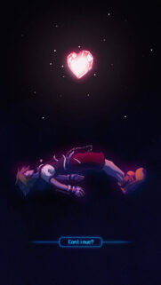 Sora Floating Beneath a Radiant Heart Kingdom Hearts Mobile Wallpaper