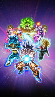 Dragon Ball Super Warriors Dynamic Action Mobile Wallpaper