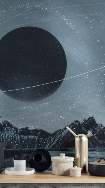 Mystical Lunar Energy and Cosmic Connection Aesthetic Wallpaper