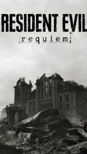 Resident Evil Requiem Post-Apocalyptic Ruin Mobile Wallpaper