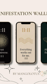 Aesthetic Manifestation Phone Wallpapers for Positive Affirmations Wallpaper
