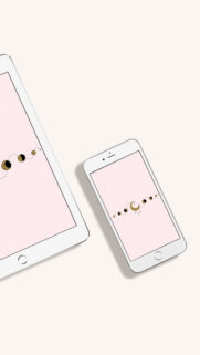 Cancer Moon Phase Aesthetic Spiritual Art for Your Phone Wallpaper