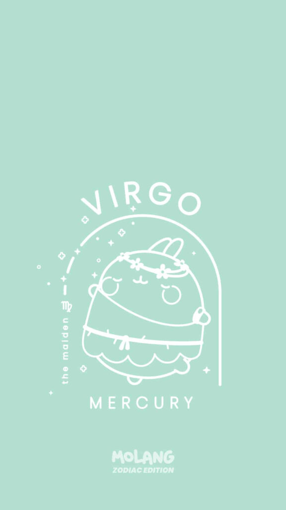 Virgo Zodiac Aesthetic: Mercury Ruled Earth Sign Cute Minimalist Wallpaper