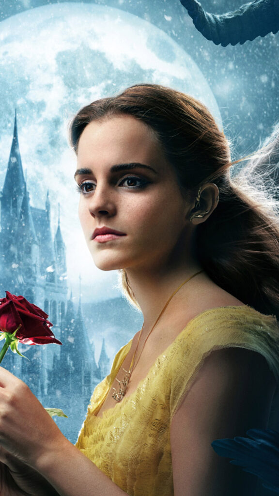 Emma Watson Fantasy Portrait Mobile Wallpaper