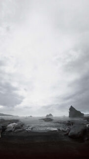 Death Stranding Black Sand Beach Mobile Wallpaper