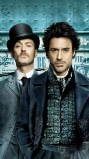Sherlock Holmes Movie Duo Mobile Wallpaper