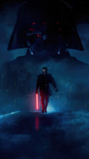 Anakin Skywalker and Darth Vader Dark Side Mobile Wallpaper