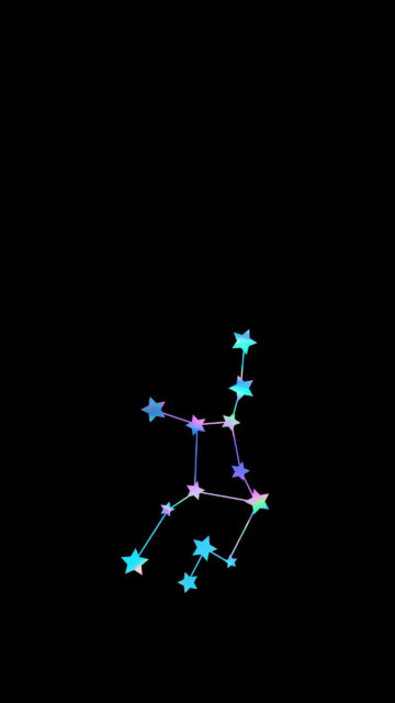 Virgo Constellation Zodiac Aesthetic Minimalist Astrology Phone Wallpaper