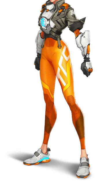 Tracer Tactical Suit Overwatch 2 Mobile Wallpaper