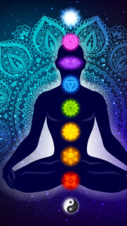 Chakra Balancing and Meditation Energy Alignment Spiritual Wallpaper