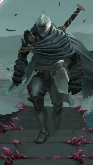 Knight in Shackles Digital Art Mobile Wallpaper