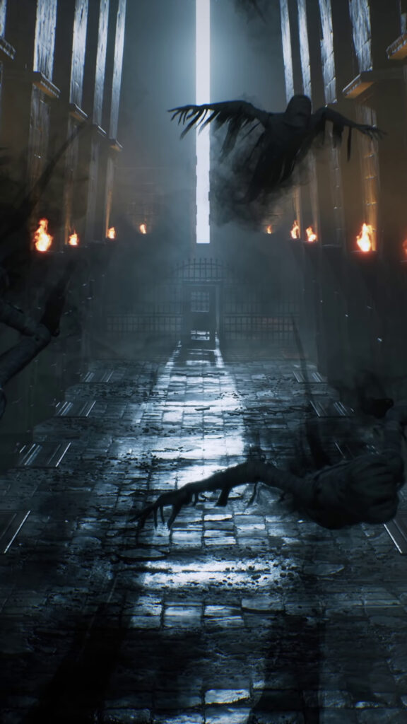 Dementor Dark Corridor Fantasy Mobile Wallpaper