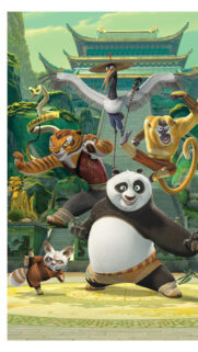 Kung Fu Panda Dynamic Action Pose Mobile Wallpaper