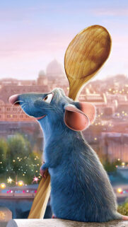 Remi from Ratatouille with Wooden Spoon Mobile Wallpaper