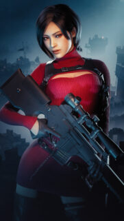 Ada Wong Resident Evil 4 Remake Combat Mobile Wallpaper