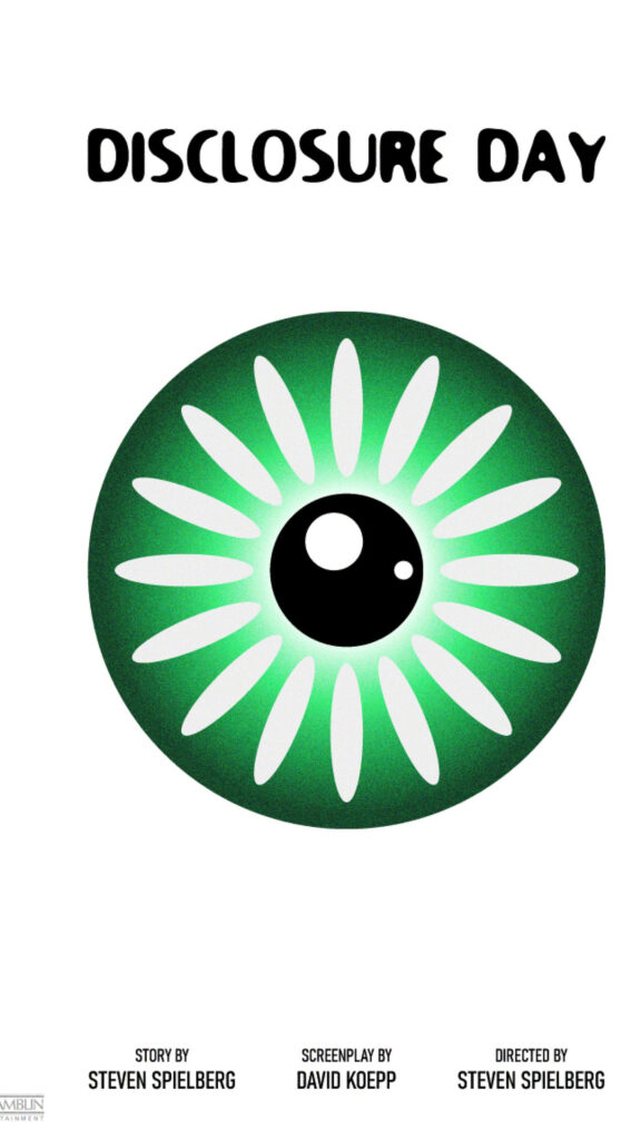 Disclosure Day Abstract Green Eye Mobile Wallpaper