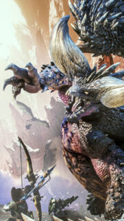 Nergigante Hunter Battle Mobile Wallpaper