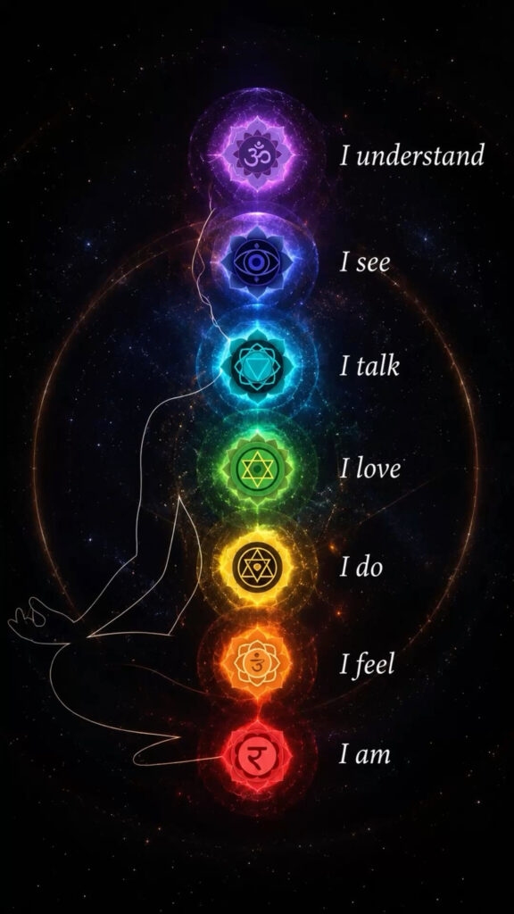 7 Chakras Energy Healing and Spiritual Alignment 4K Wallpaper