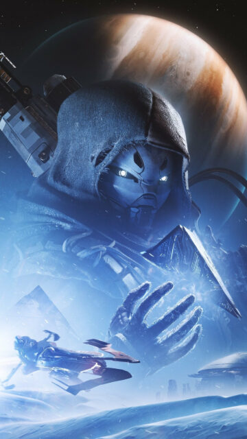 Destiny 2 Exo Stranger Stasis Energy Mobile Wallpaper