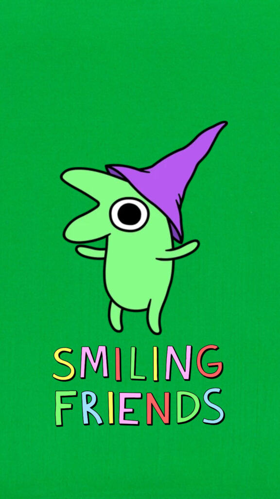 Glep from Smiling Friends Minimalist Mobile Wallpaper