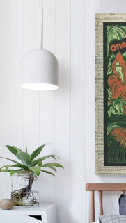 Interior Plant and Abstract Art Mobile Wallpaper