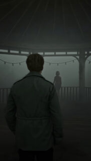 Silent Hill 2 James and Maria at the Gazebo Mobile Wallpaper