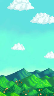 Stardew Valley Pixel Art Landscape Mobile Wallpaper