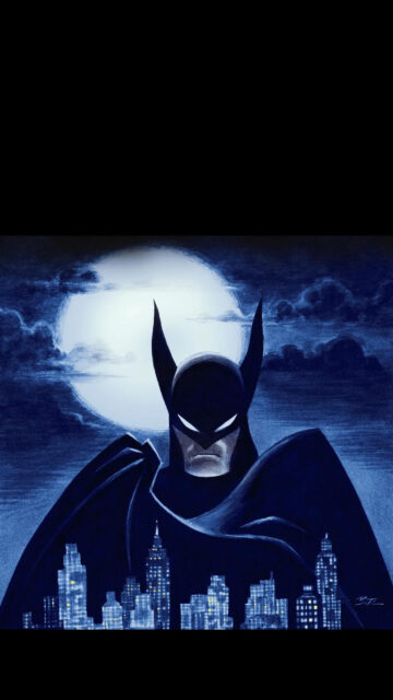 Dark Knight Detective Gotham Night City Mobile Wallpaper