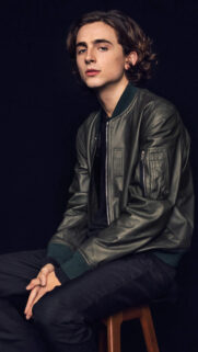 Timothée Chalamet Portrait Mobile Wallpaper