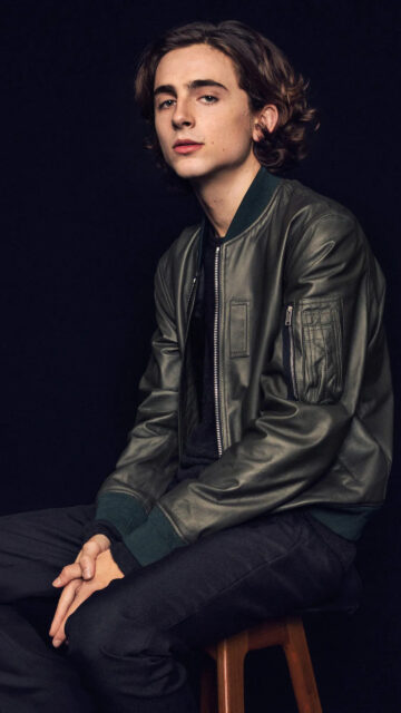 Timothée Chalamet Portrait Mobile Wallpaper